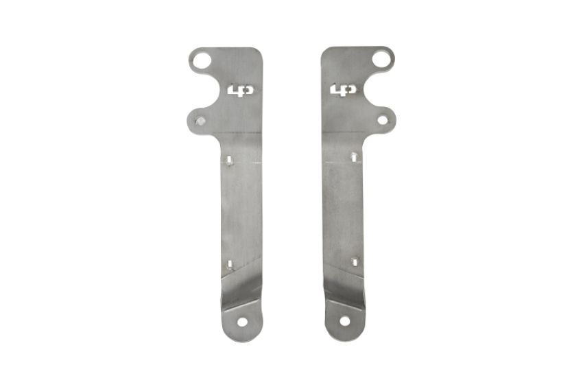 LP Aventure FLP-CTA-18-HBL-B 18-19 Subaru Crosstrek Hood Light Brackets - Bare (Pair)