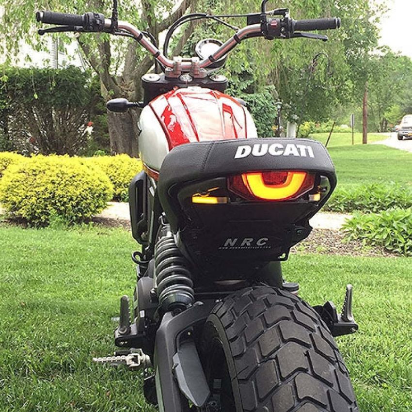 New Rage Cycles ICFU-FE-P 15-17 Ducati Scrambler Classic/Icon/Full Throttle/Urban Enduro Fender Eliminator Kt