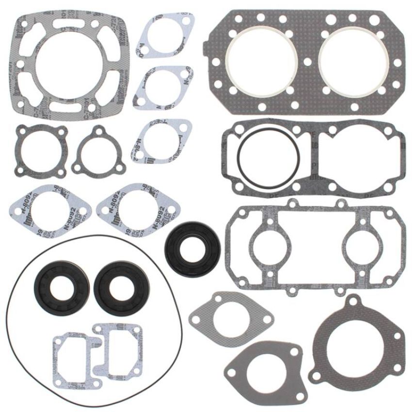 Vertex Pistons 611103 Vertex Gaskets 82-89 Kawasaki JS550 Complete Gasket Kit w/ Oil Seals