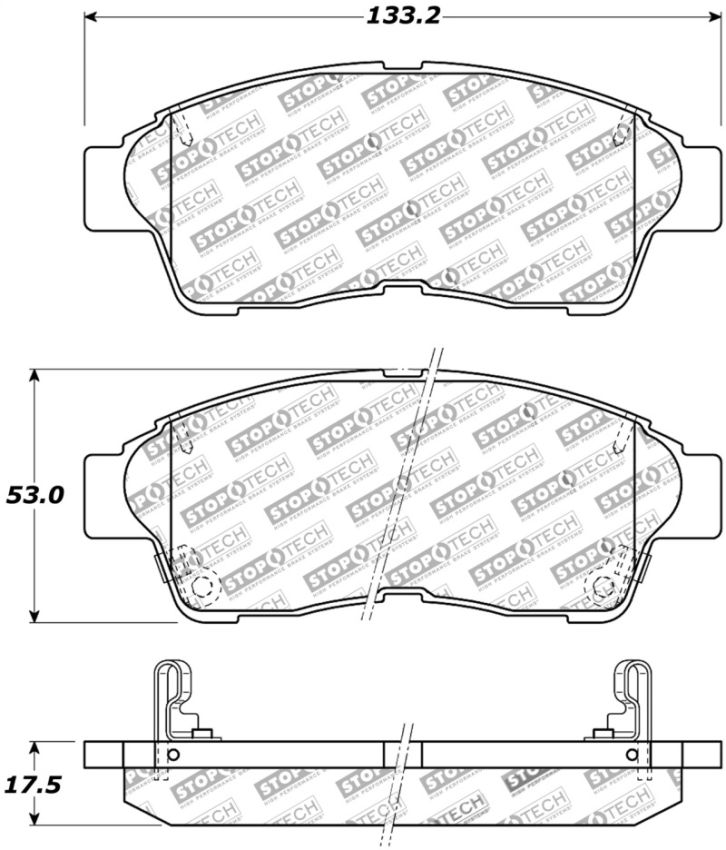 Stoptech 309.05620 Performance Brake Pads