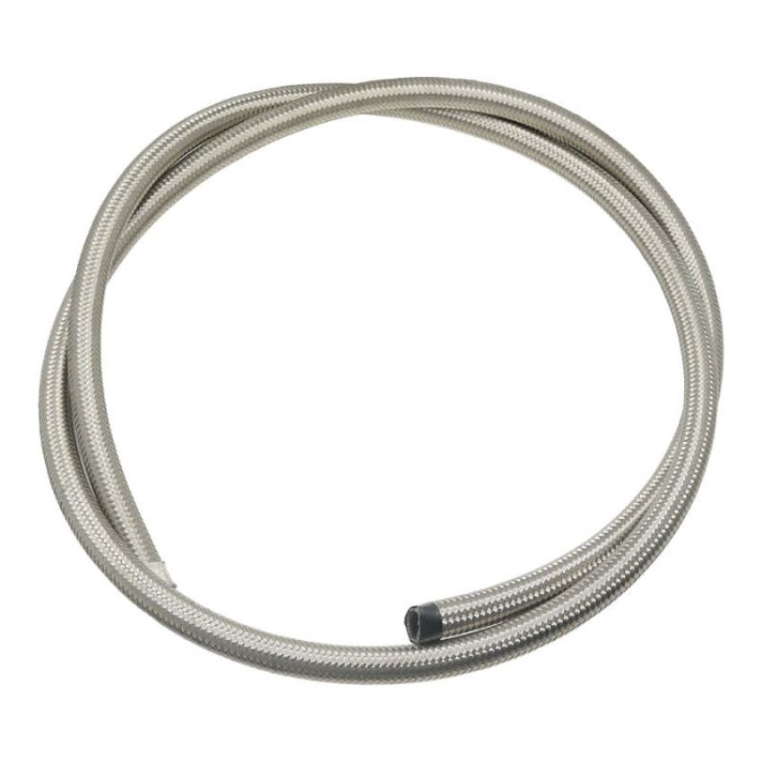 DeatschWerks 6-02-0861-6 6AN Stainless Steel Double Braided PTFE Hose - 6ft