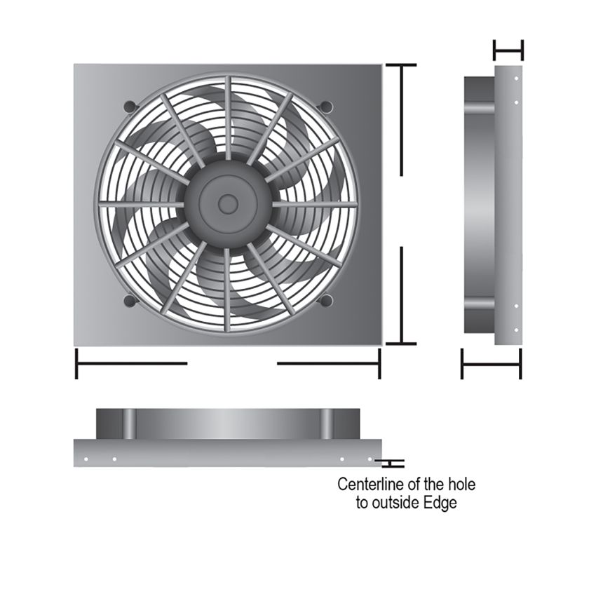 Derale 66818 Powerpack - High Output Single 17