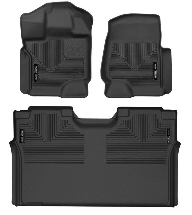 HUSKY LINERS HSK53498 Front & 2nd Seat Floor L iners X-act Contour