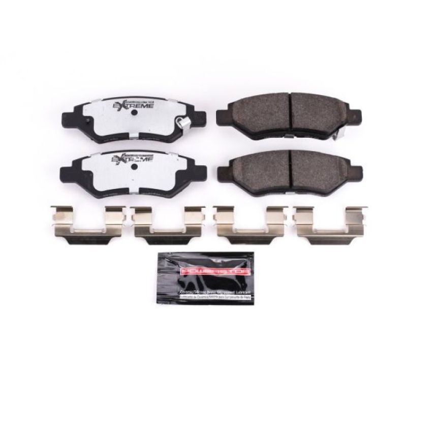 PowerStop Z26-1337 PowerStop - Z26 Performance Carbon-Fiber Ceramic Brake Pads with Hardware Kit