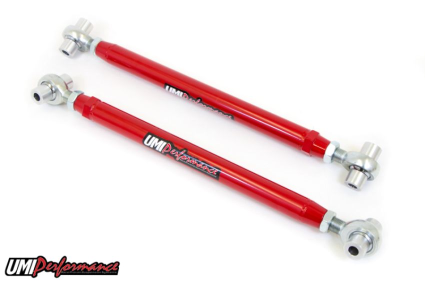 UMI Performance 4023CM-B 64-72 GM A-Body Adjustable Lower Control Arms Rod Ends CrMo