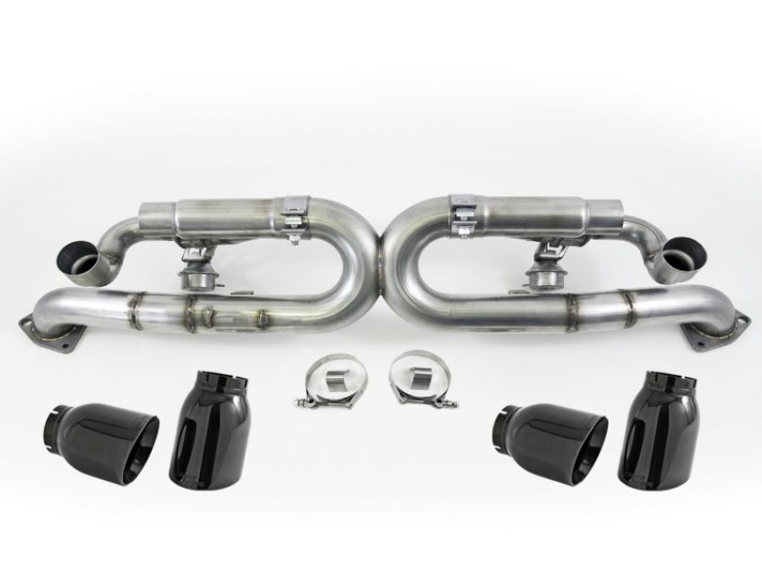 AWE Tuning 3025-43014 Porsche 991 SwitchPath Exhaust for Non-PSE Cars Diamond Black Tips