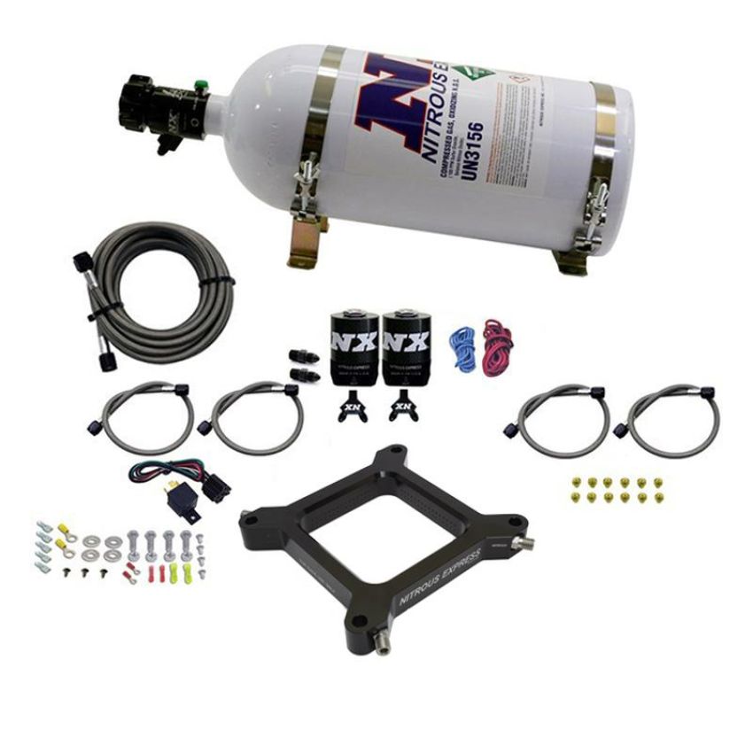 Nitrous Express 67040-10 4150 Assassin Plate, Stage 6 (50-300HP) 10LB Bottle