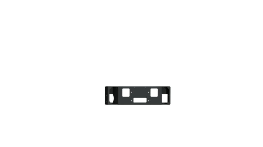 Road Armor 6181V-WP 18-20 Ford F-150 Vaquero Front Winch Plate - Tex Blk