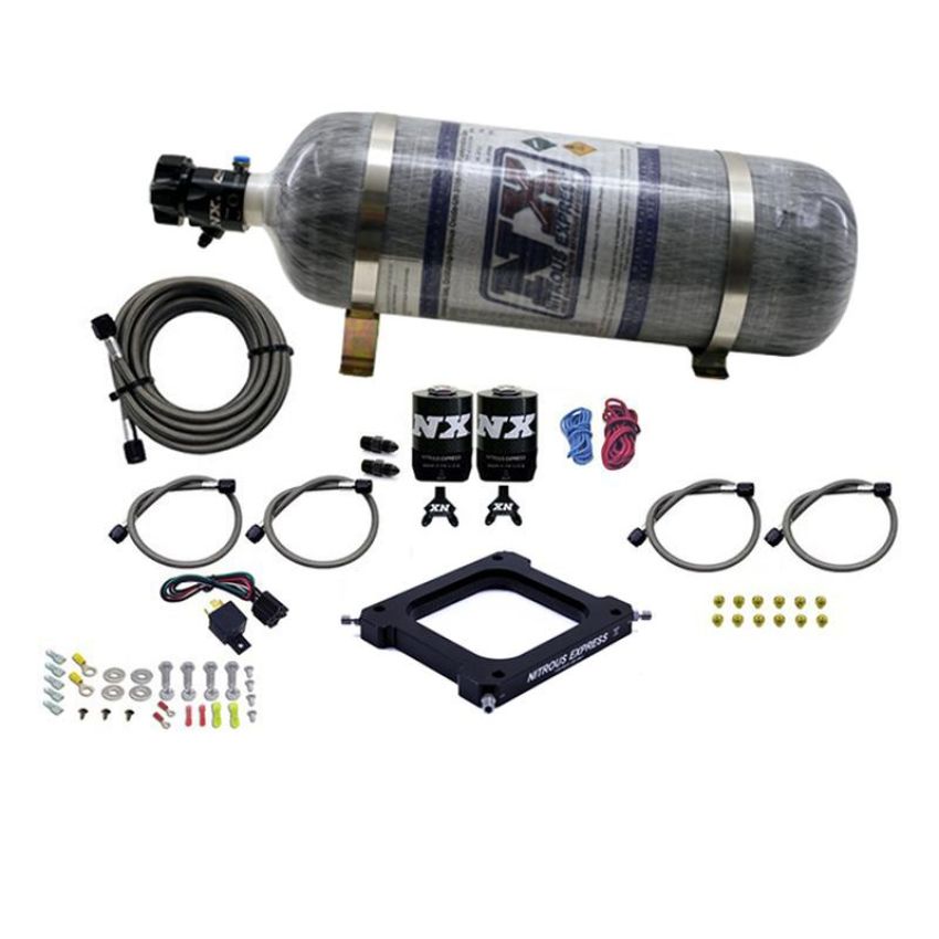 Nitrous Express 67275-12 4500 Assassin Plate System, Stage 6 Alcohol, 100-300hp (12# Bottle)