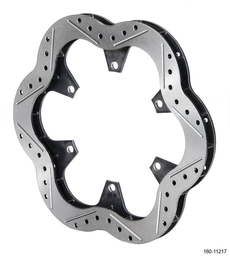Wilwood 160-11217 Rotor-Stainless Scalloped 10.50 x .810 - 6 on 5.50in