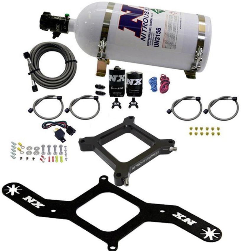 Nitrous Express 67140-10 4150 Assasin Plate, RNC Up to 750HP, 10LB Bottle