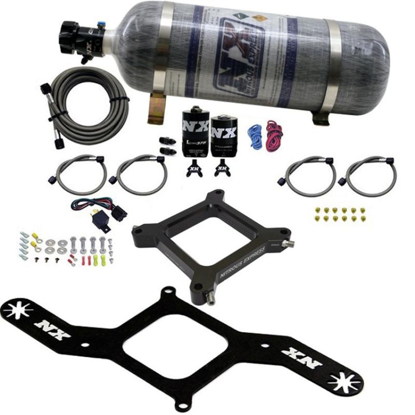 Nitrous Express 67140-12 4150 Assasin Plate, RNC Up to 750HP, 12LB Bottle