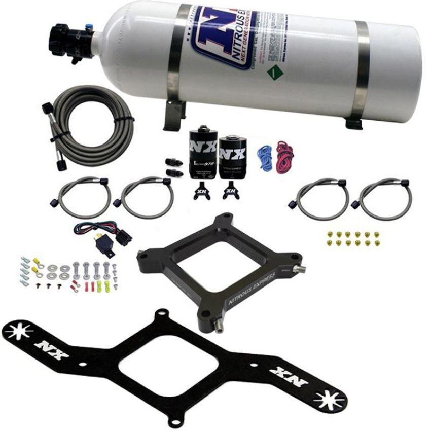 Nitrous Express 67140-15 4150 Assasin Plate, RNC Up to 750HP, 15LB Bottle