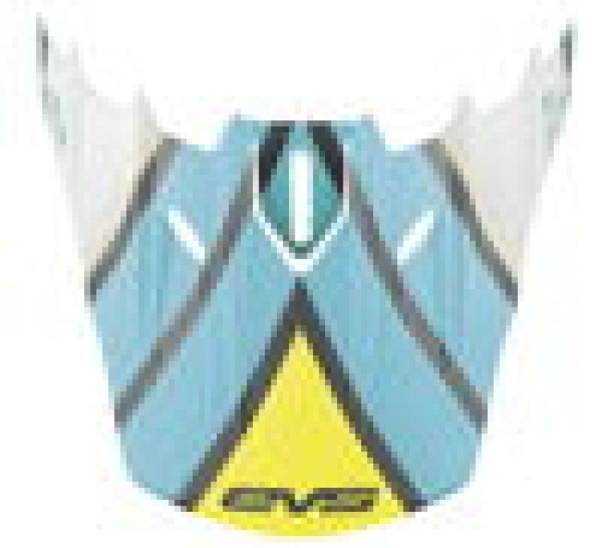 EVS HE18T5C-VSTFBU T5 Cosmic Visor - Tiff Blue