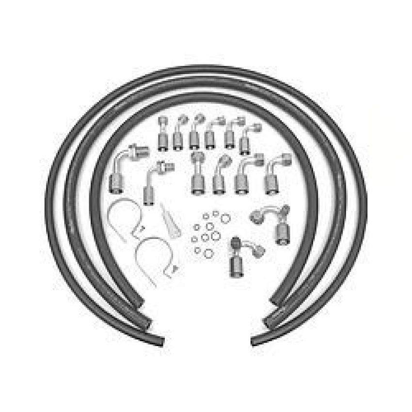 VINTAGE AIR VIN31703-VBD Hose Kit w/o Drier Bead Lock Fittings