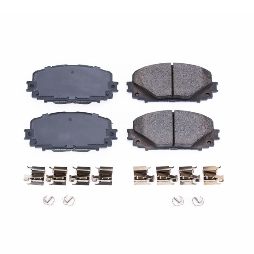 PowerStop 17-1628 PowerStop - Z17 Low-Dust Ceramic Brake Pads with Hardware