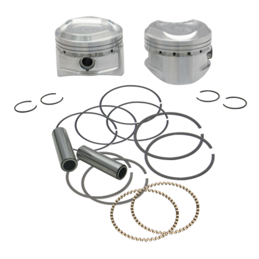 S&S Cycle 92-1111 84-99 BT LSF 3-5/8in Piston Set - .010in