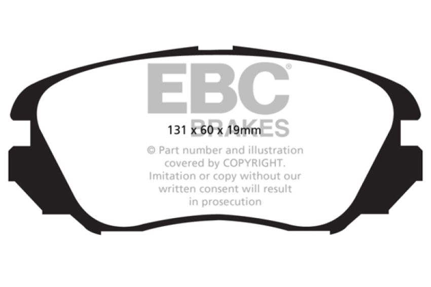 EBC Brakes DP32013C Redstuff Ceramic Low Dust Brake Pads