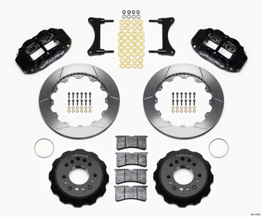 Wilwood 140-11963 Narrow Superlite 6R Front Hat Kit 12.88in 93-96 Mazda RX7