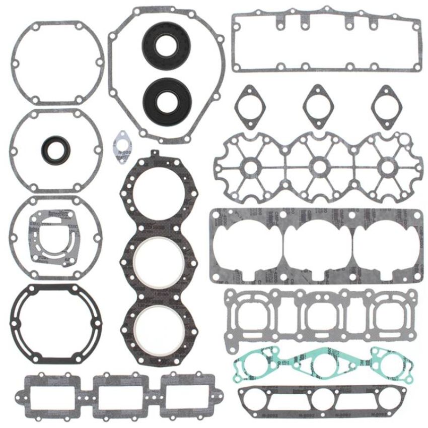 Vertex Pistons 611604 Vertex Gaskets 95-96 Yamaha 1100 Wave Raider Complete Gasket Kit w/ Oil Seals