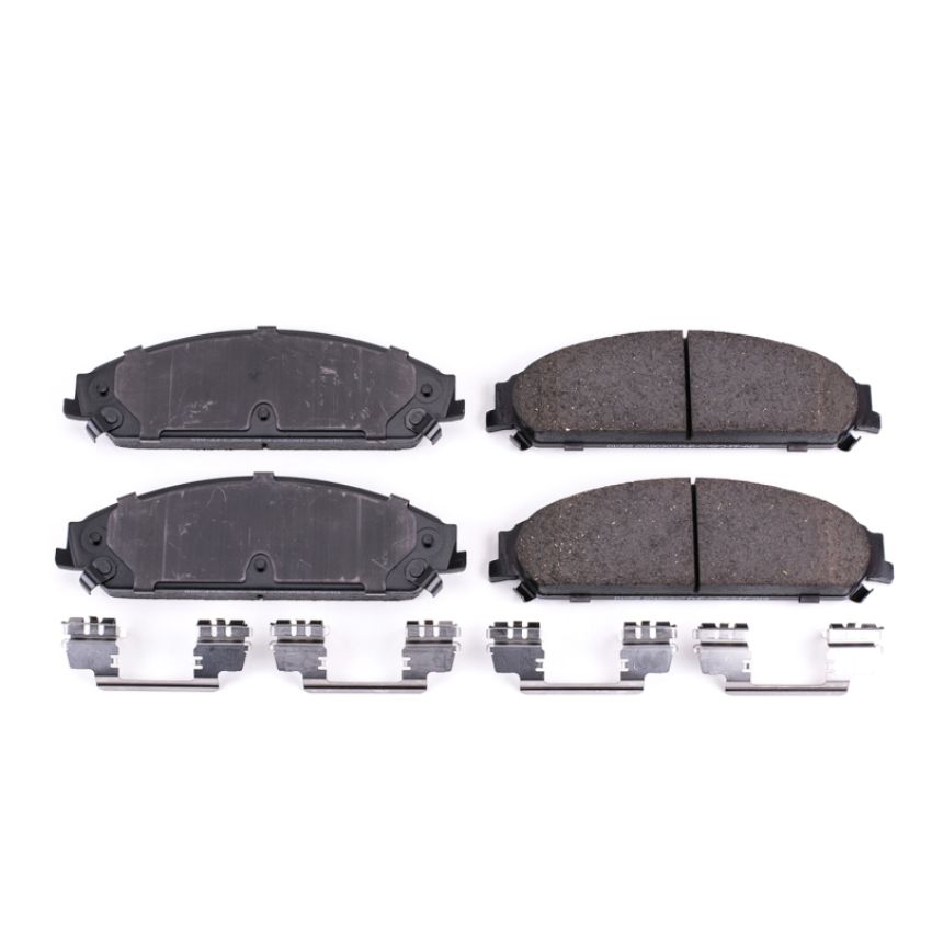 PowerStop 17-1058 PowerStop - Z17 Low-Dust Ceramic Brake Pads with Hardware