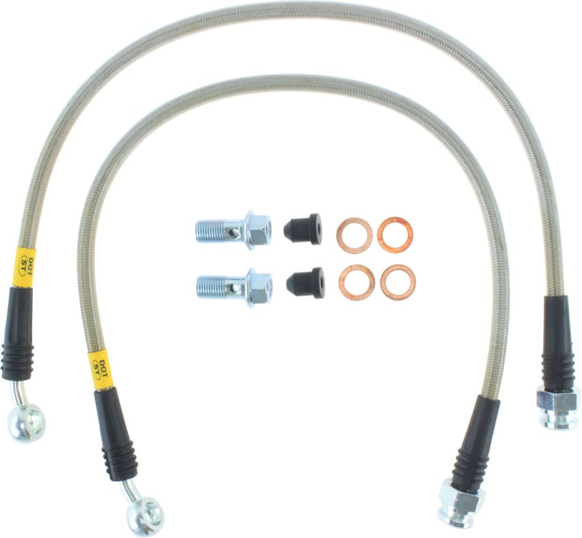 Stoptech 950.62500 97-04 Chevrolet Corvette Stainless Steel Rear Brake Line Kit
