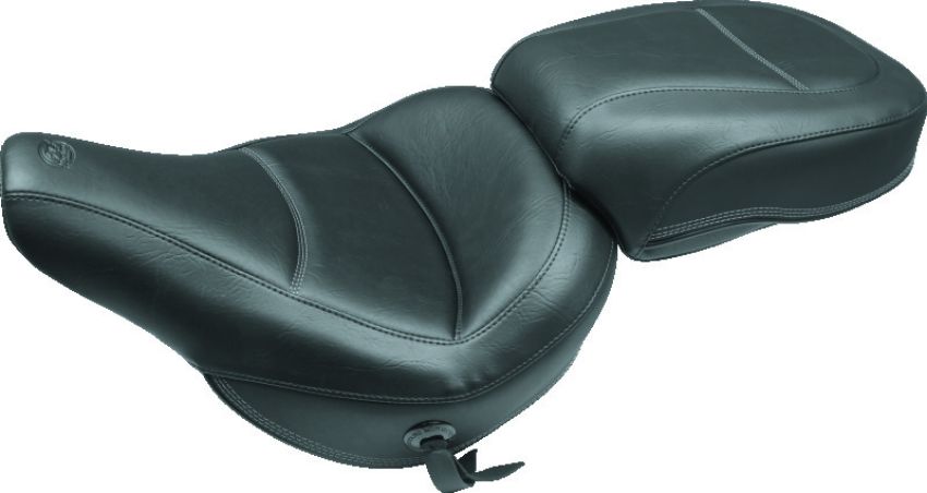 Mustang Motorcycle 75881 Mustang 18-21 Harley Heritage Classic & Deluxe Standard Touring Passenger Seat - Black