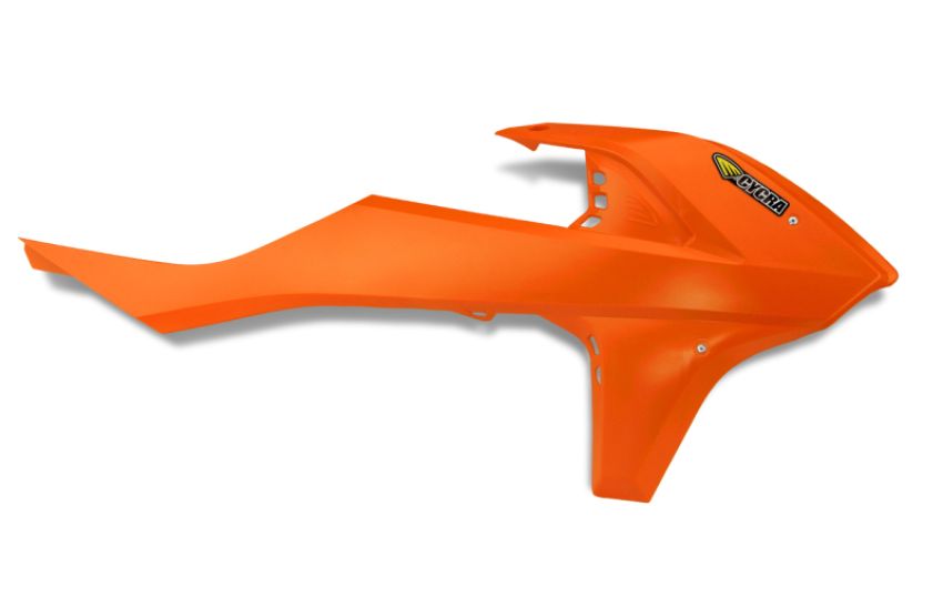 Cycra 1CYC-1901-22F Powerflow Intake Radiator Shrouds - Flo. Orange