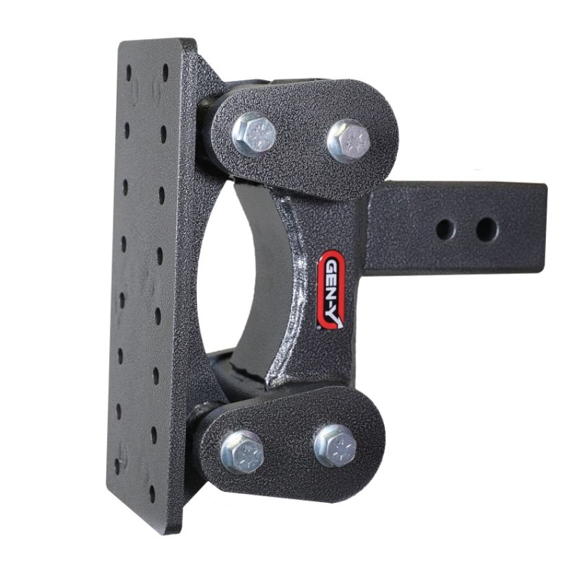 GEN-Y Hitch GH-1801 Gen-Y The Boss Torsion-Flex Pintle Plate 3in Shank 6.5in Drop 2.4K TW 21K Hitch