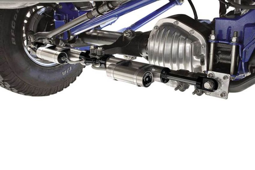 Fabtech FTS221152 Dual Dirt Logic 2.25 Stainless Steel Steering Stabilizer Kit