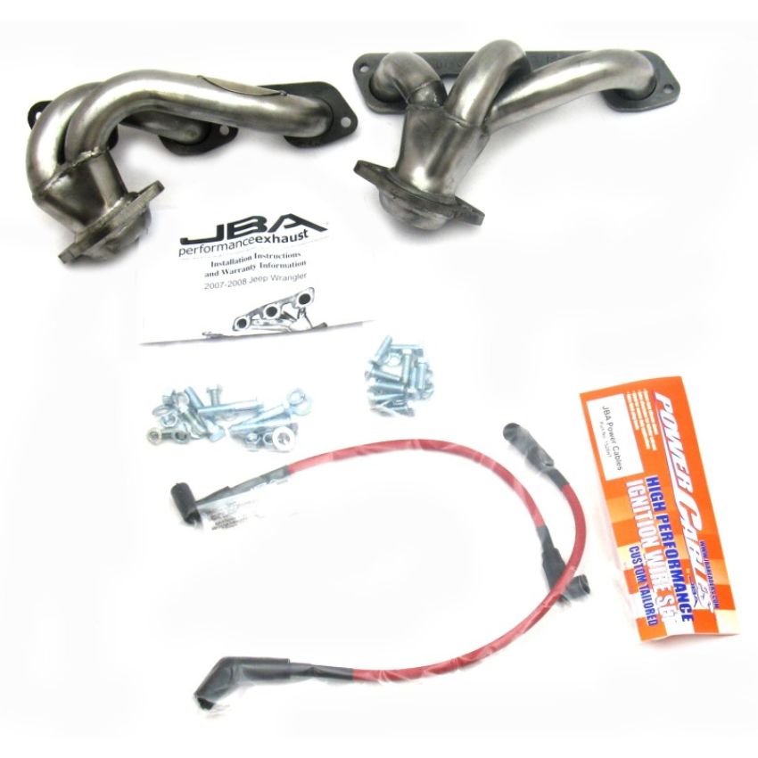JBA 1528S 07-11 Jeep 3.8L V6 1-1/2in Primary Raw 409SS Cat4Ward Header