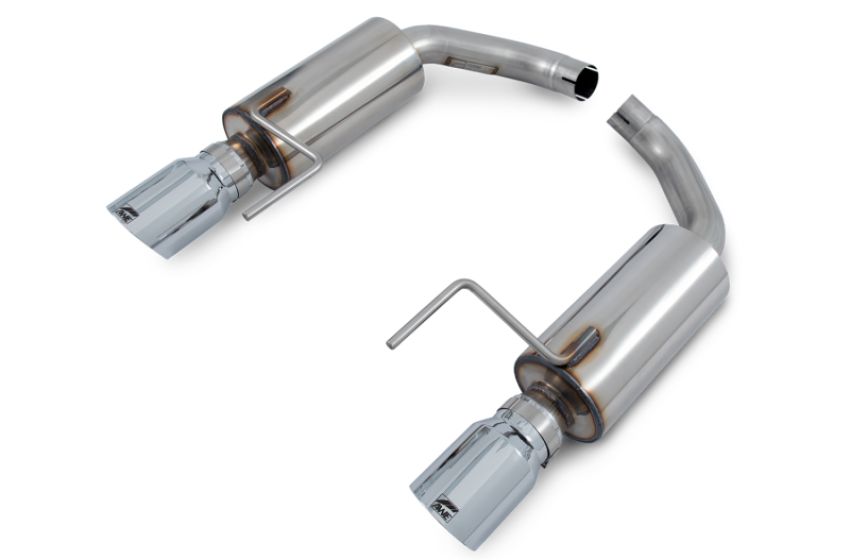 AWE Tuning 3015-32086 S550 Mustang EcoBoost Axle-back Exhaust - Touring Edition (Chrome Silver Tips)