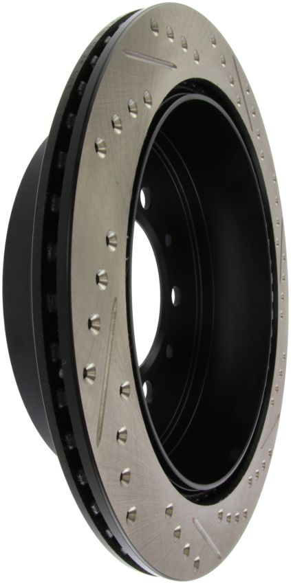 Stoptech 127.44157R Slotted & Drilled Sport Brake Rotor