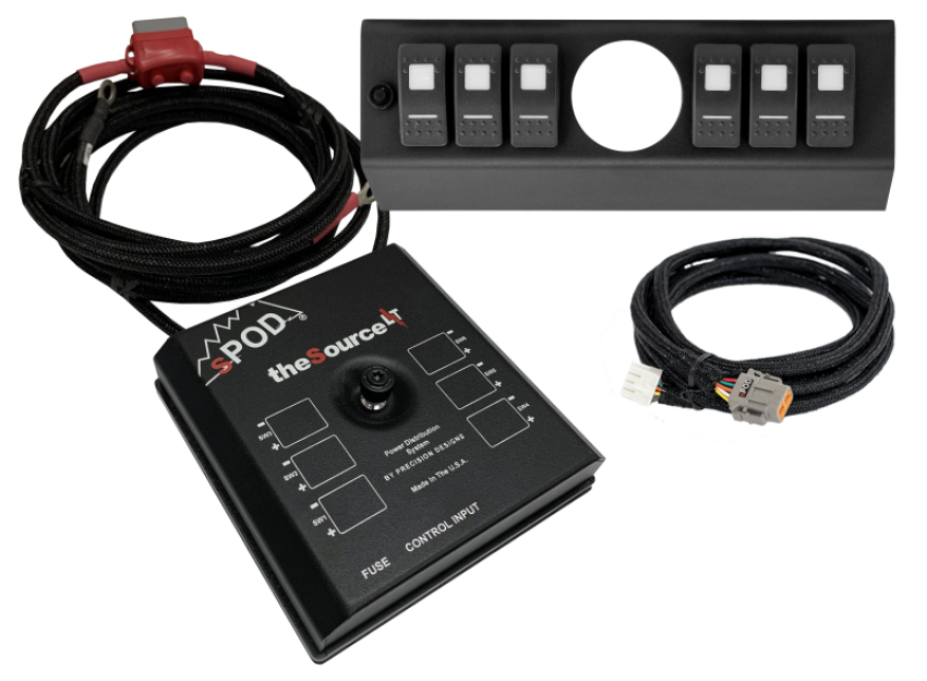 SPOD 873065 07-08 Jeep Wrangler JK SourceLT w/ Opening Switch Panel (2 1/16 Inch)