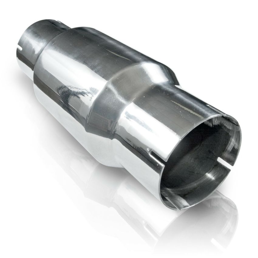 Stainless Works Catalytic Converter - Metal Matrix Hi-Flow Slim Design (2.5in End