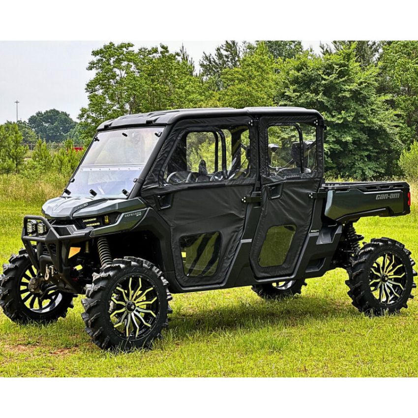 Seizmik 52-06032kit 16-24 Can-Am HD10 Defender Max Rear Framed Soft Door Kit