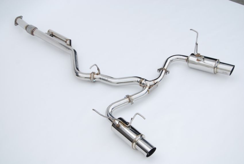 Invidia HS22WRXGTP 2022+ Subaru WRX N1 Twin Outlet Single Layer SS Tip Cat-Back Exhaust