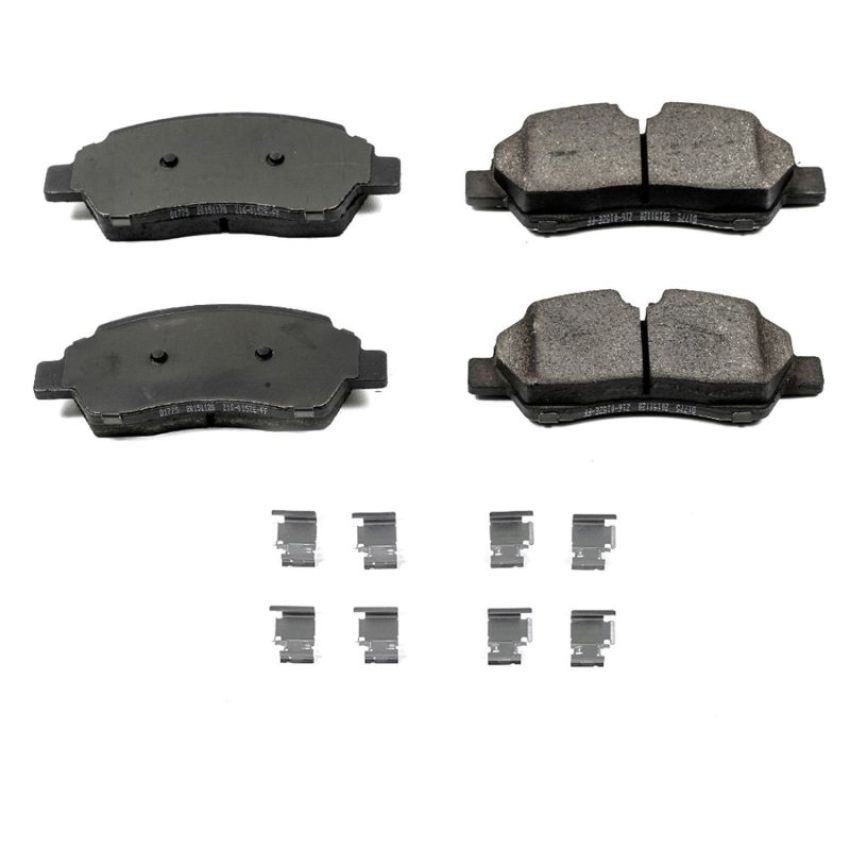 PowerStop 17-1775 PowerStop - Z17 Low-Dust Ceramic Brake Pads with Hardware
