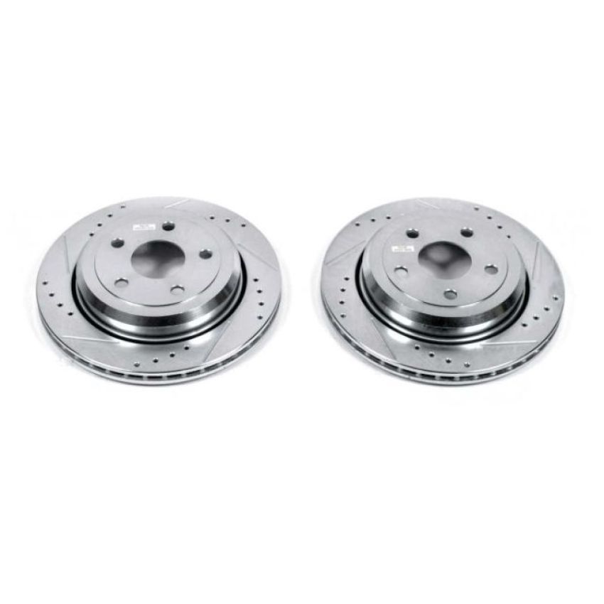 PowerStop AR83077XPR PowerStop Evolution Performance Drilled, Slotted & Plated Brake Rotor Pair
