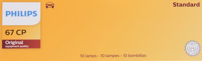 Philips 67CP Philips Standard Miniature 67 Pack of 10