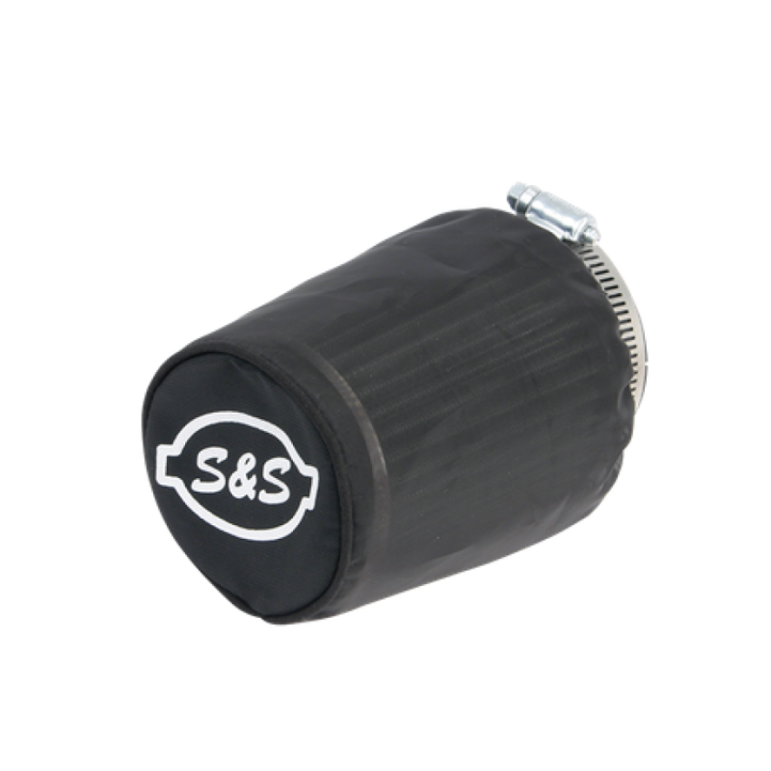 S&S Cycle 106-0247 Air Filter Cover For Tapered S&S Tuned Induction Filters - Black Nylon