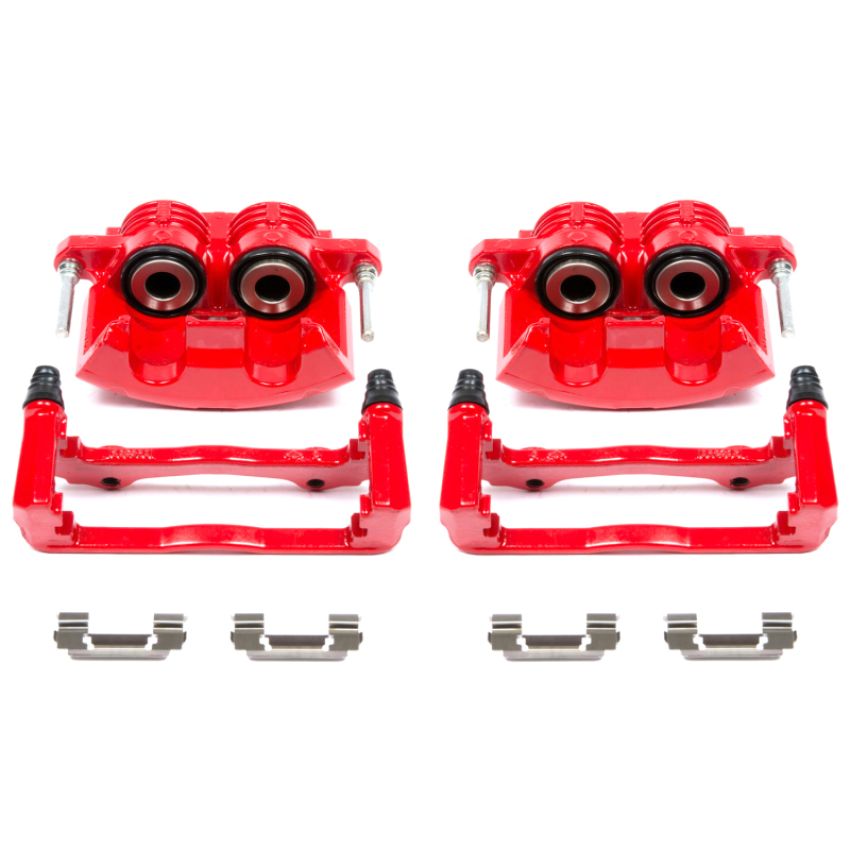 PowerStop S4692 Red Powder Coated Calipers