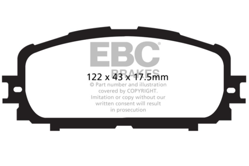 EBC Brakes DP21897 Greenstuff 2000 Series Sport Brake Pads
