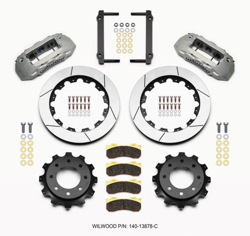 Wilwood 140-13878-C TX6R Rear Kit 16.00in Clear Ano 1999-2010 GM H2 / 2500 4.63 Cntr