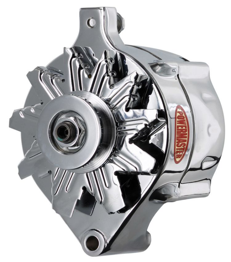 POWERMASTER PWM8-37141 Ford 150 Amp Alternator Chrome Finish