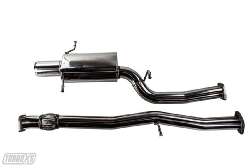 Turbo XS WS02-CBE 02-07 WRX-STi Catback Exhaust Polished Tips