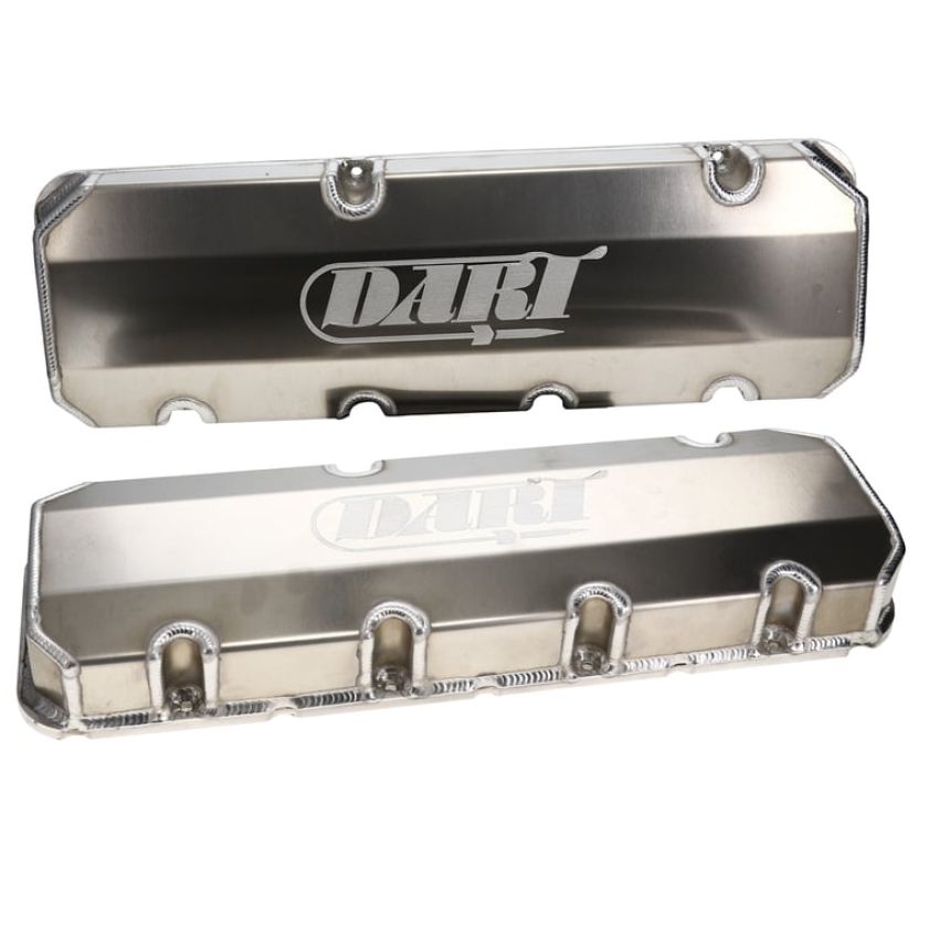 Dart 68000031 BBC Fabricated Aluminum Valve Cover Set w/ Logo