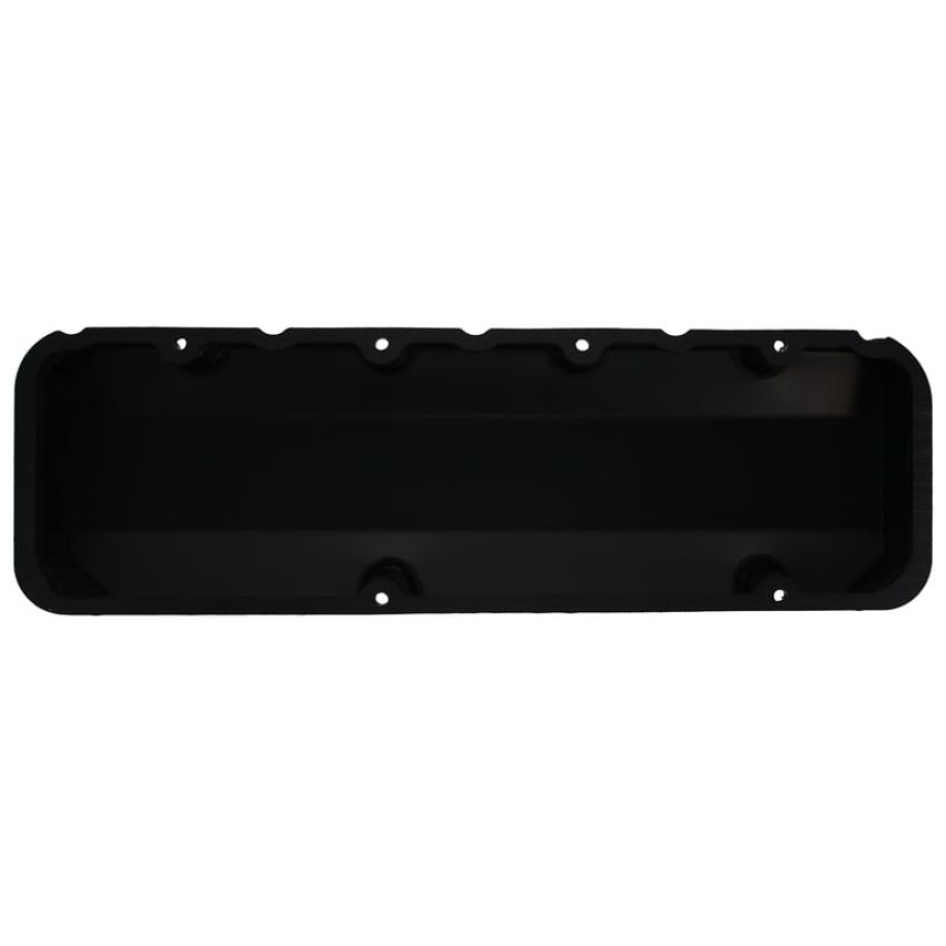 Dart 68000034 BBC Fabricated Aluminum Valve Cover Set w/ No Logo Black Anodized