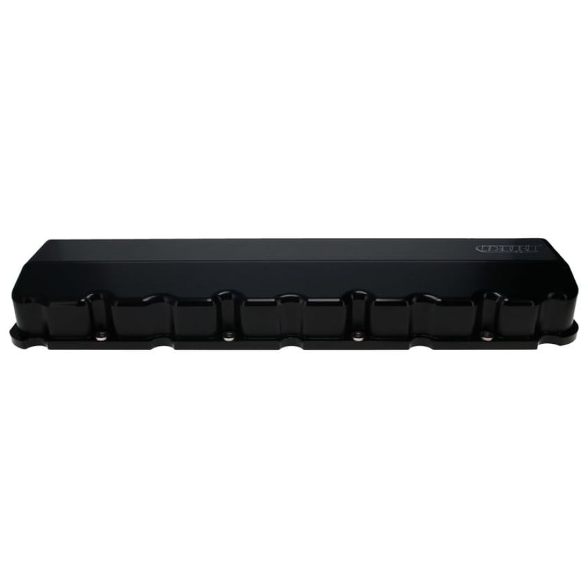 Dart 68000036 BBC Billet Aluminum Valve Cover Set w/ Logo Black Anodized