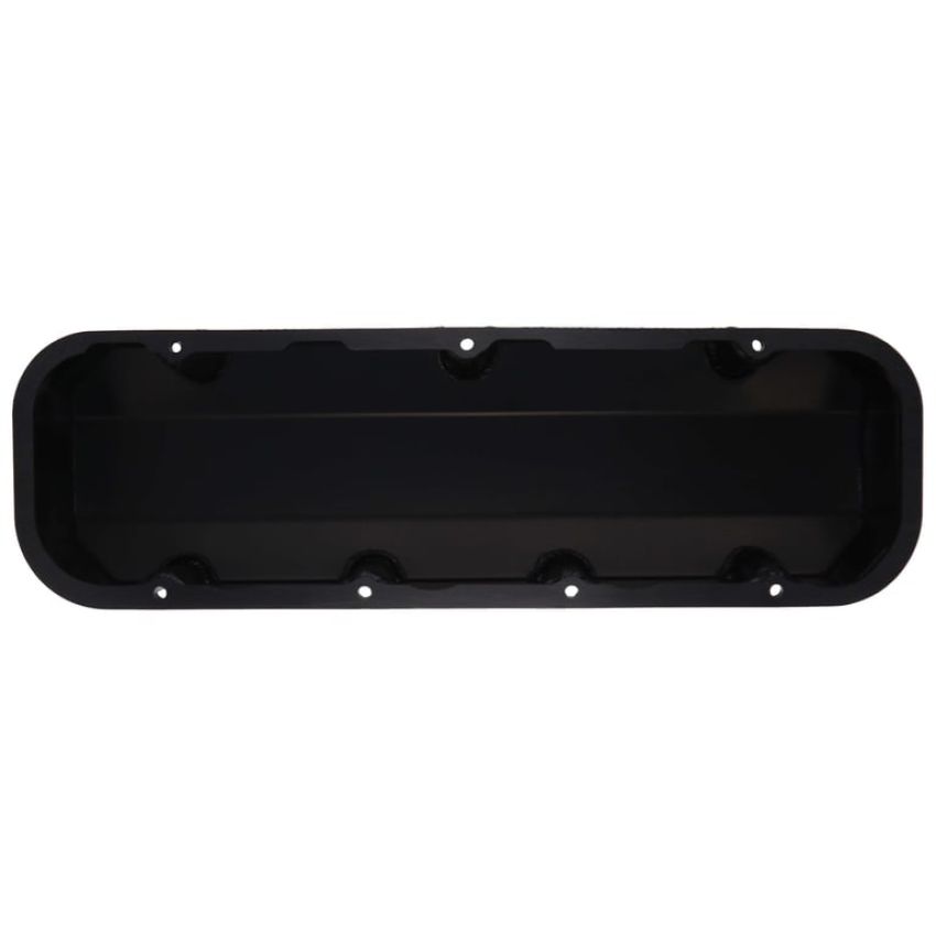 Dart 68000044 BBC Fabricated Aluminum Valve Cover Set w/ No Logo Black Anodized